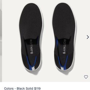 Rothy’s original slip on sneaker 🖤black🖤size 7